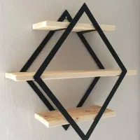 کتابخانه ، میز و صندلی ، شلف و آویز|کتابخانه، شلف، قفسه‌های دیواری|رشت, دیانتی|دیوار