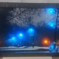 تابلو LED طرح پارک برفی