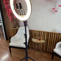 رینگ لایت پایه حرفه ای|دوربین عکاسی و فیلم‌برداری|اردبیل, |دیوار