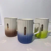 ماگ سرامیکی دو رنگ ۴۰۰میلی