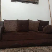 یک دست مبل 10نفره تخت شو اسکلت فلز ایپک یولی|مبلمان خانگی و میز عسلی|سقز, |دیوار