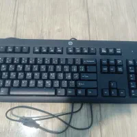 موس TSCO و کیبورد HP تمیز|قطعات و لوازم جانبی رایانه|لامرد, |دیوار
