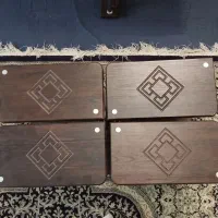 میز جلو مبلی چوبی پنج تکه|مبلمان خانگی و میز عسلی|حمیدیا, |دیوار