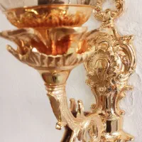 دیوارکوب برنزی