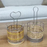 جا قاشقی حصیر و استیل