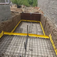 آرماتوربندی وقالبندی استخر مخزن فونداسیون