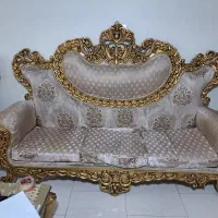 فروش مبل سلطنتی کلاسیک 9 نفره در حد نو