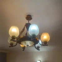 لوستر شش شاخه|لوستر و چراغ آویز|رشت, توشیبا|دیوار