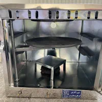 تنور گازی بهشتی گرگان / تمام استیل / نو / دو شعله