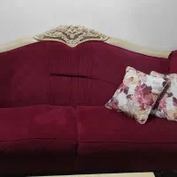 مبل هفت نفره چوب راش پارچه مازراتی|مبلمان خانگی و میز عسلی|خاوران, |دیوار