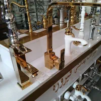 فلت طلایی ظرفشویی روشویی توالت حمام|لوازم سرویس بهداشتی|تهران, شهرک شریفی|دیوار