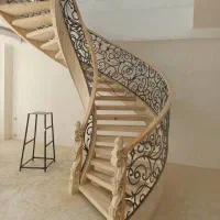 پله های چوبی ‌فلزی|خدمات پیشه و مهارت|شهریار, شهریار|دیوار