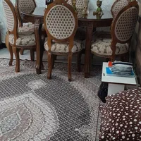 مبل استیل ۹ نفره و نهارخوری ۶ نفره  کاملا سالم|مبلمان خانگی و میز عسلی|محمدشهر, |دیوار