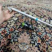 چوب و چرخ ماهیگیری قوی|ماهیگیری|قم, زاویه|دیوار