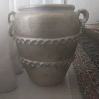 گلدان پتینه سفالی