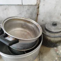 فروش ظروف معدنی(روحی) و چدن ومس|ظروف پخت‌وپز|فسا, |دیوار