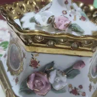 شکلات خوری گل برجسته ۲ عدد|ظروف سرو و پذیرایی|رشت, گلسار|دیوار