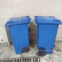 ۲ عدد سطل زباله ۱۲۰ لیتری پدال دار و بی پدال