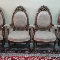 (اصلاح قیمت مبل استیل سلطنتی فرهی ۹نفره چوب گردو)|مبلمان خانگی و میز عسلی|تهران, خانی آباد نو شمالی|دیوار