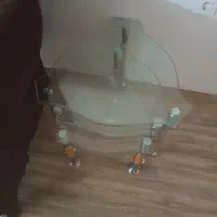 میز جلو مبلی شیشه ای