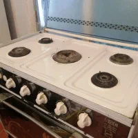 گاز 5 شعله طرح فر