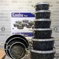 قابلمه ۱۵ پارچه ماربل