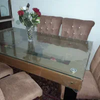 میز غذاخوری شش نفره