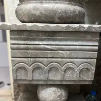 روشویی سنگی با قاب واینه