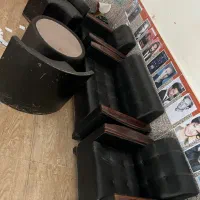 مبل مغازه با وسطی و ال ۲ عدد