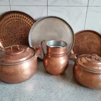 قابلمه سینی وپارچ مس