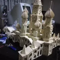 ماکت چوبی کلیسای سن پترزبورگ|مجسمه، تندیس، ماکت|مهاجران, |دیوار