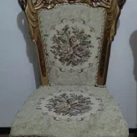 6 عدد مبل تکی چوبی