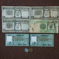 سکه درم/ ریال عربستان/ و اسکناس لبنان پول خارجی