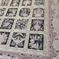 فرش بلژیکی وارداتی ۴ متری ابریشم مصنوعی