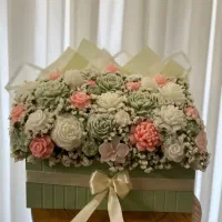 باکس گل شمع
