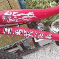 دوچرخه ماکسیما Fire قرمز، سالم و آماده