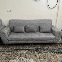 مبلمان ۷ نفره پایه فلزی|مبلمان خانگی و میز عسلی|دزفول, |دیوار