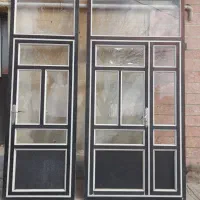 درآلمنیوم۲عدد|مصالح و تجهیزات ساختمان|سجاس رود, |دیوار