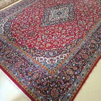 فرش ۱۲ متری در حد نو  ۳×۴  تراکم ۱۲۰۰  رنگ لاکی