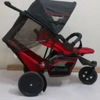کالسکه دوقلو آلمانی برندhauck مناسب سیسمونی|کالسکه و لوازم جانبی|مشهد, اروند|دیوار