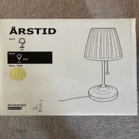 آباژور رومیزی ایکیا مدل ARSTID- طلایی مات یک جفت|چراغ خواب و آباژور|تهران, امانیه|دیوار