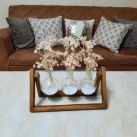 گلدون پایه چوب