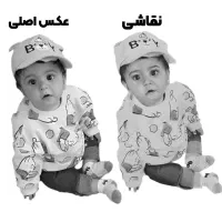 سیاهقلم،نقاشی چهره،روز دختر