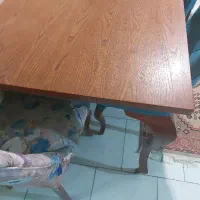 میز ناهار خوری ۸ نفره در حد نو