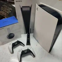 پلی استیشن ۵ اورجینال و پایه شارژر و هدست و ۲ دسته|کنسول، بازی ویدئویی و آنلاین|فردیس, سرحد آباد|دیوار