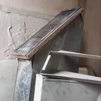 دوعدد دریچه کانال کولر  وسه متر کانال کولر