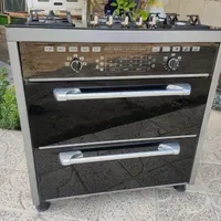 اجاق گاز طرح فر صفحه شیشه ای و بدنه استیل|اجاق گاز و لوازم برقی پخت‌وپز|مشگین شهر, |دیوار