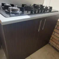 اجاق گاز صفحه ای با کابینت|اجاق گاز و لوازم برقی پخت‌وپز|قم, زنبیل آباد|دیوار
