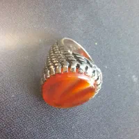 انگشتر نقره مردانه گرمی ۲۹۵