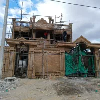 سنگکاری نمای رومی.طرحدار.ساده